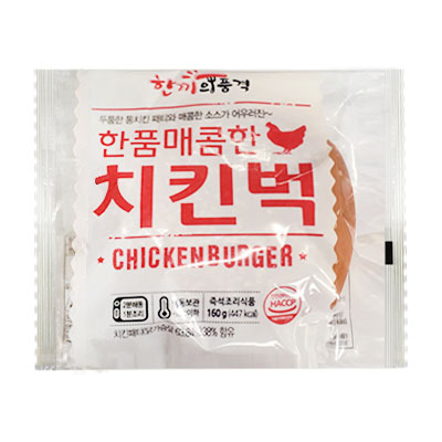 (냉동)한품매콤한치킨버거(2300)