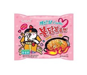 봉지까르보불닭볶음면(삼양)