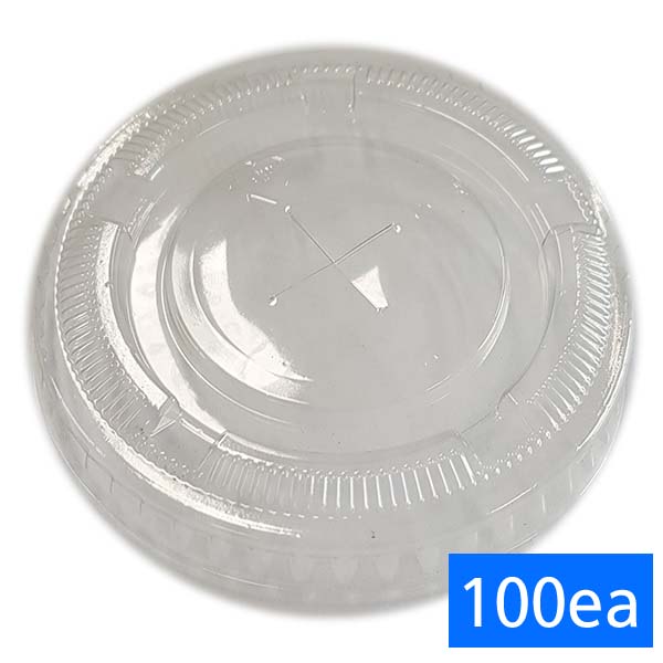●(소분)한품투명컵평뚜껑(14,16,20온스)(Ø92)
